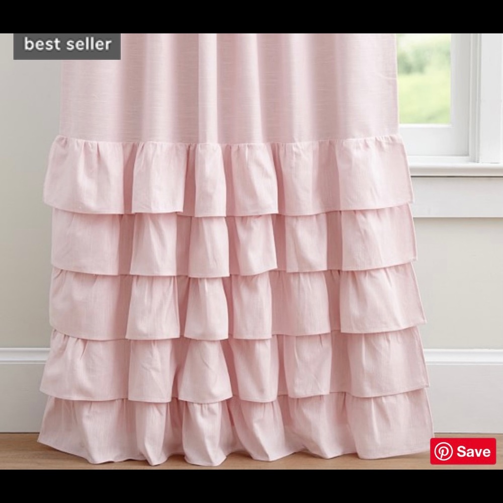 Pair of 44x63 Pottery Barn Kids Evelyn Curtains